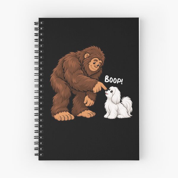 Item preview, Bigfoot and Maltese Boop Fun Design Sasquatch designed and sold by rafaeltto.