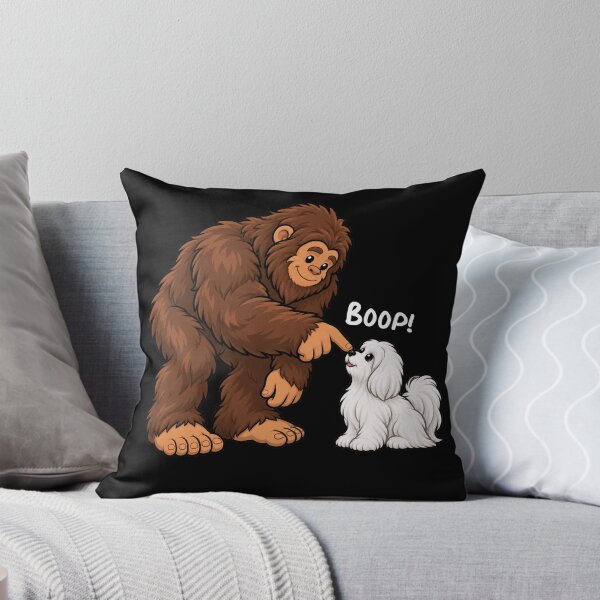 Item preview, Bigfoot and Maltese Boop Fun Design Sasquatch designed and sold by rafaeltto.