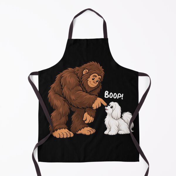 Item preview, Bigfoot and Maltese Boop Fun Design Sasquatch designed and sold by rafaeltto.