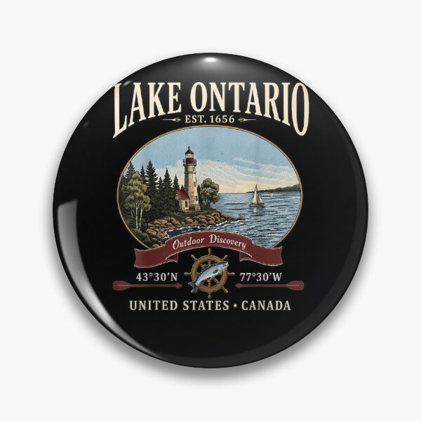 Item preview, Lake Ontario Retro 90's Lake American for Men Women designed and sold by Szartstudios.