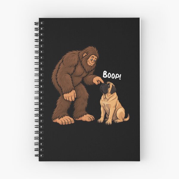Item preview, Bigfoot and Mastiff Boop Fun Design Sasquatch designed and sold by rafaeltto.