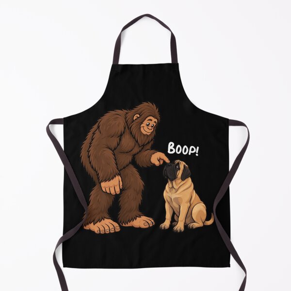 Item preview, Bigfoot and Mastiff Boop Fun Design Sasquatch designed and sold by rafaeltto.