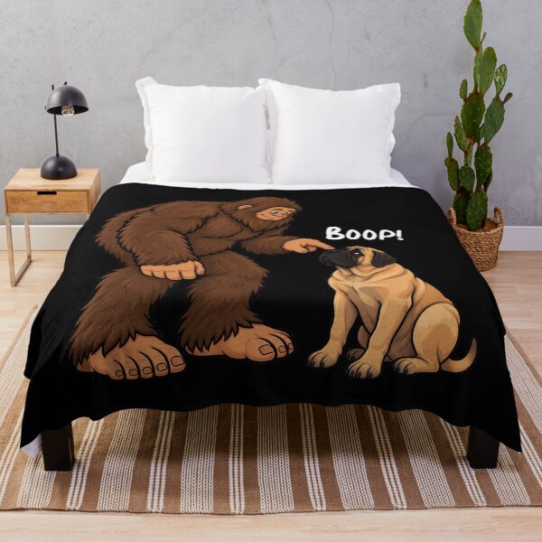 Item preview, Bigfoot and Mastiff Boop Fun Design Sasquatch designed and sold by rafaeltto.