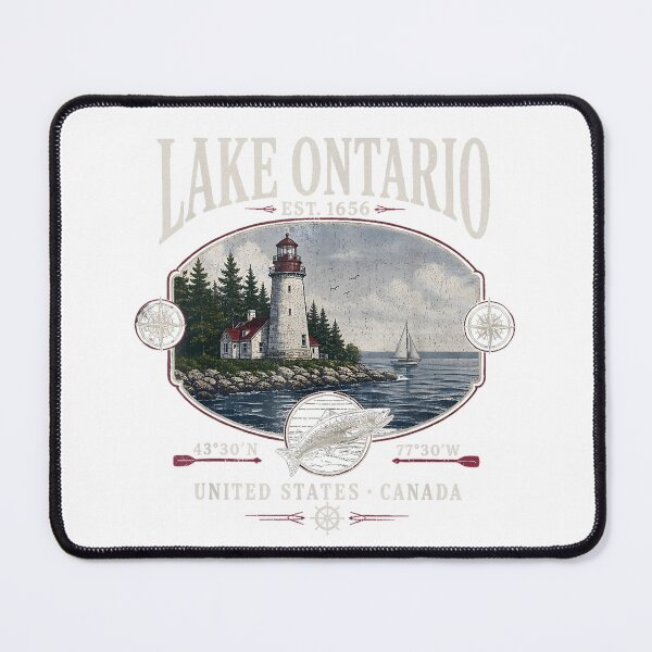 Item preview, Lake Ontario Retro 90's Lake American for Men Women  designed and sold by PladypooZztrt.