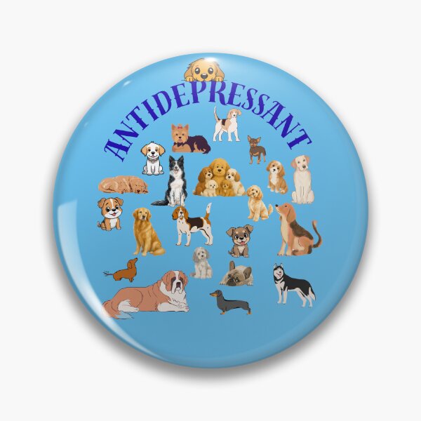 Item preview, Dog Antidepressant Cute Funny Feline Therapy Gift designed and sold by Evelashop.