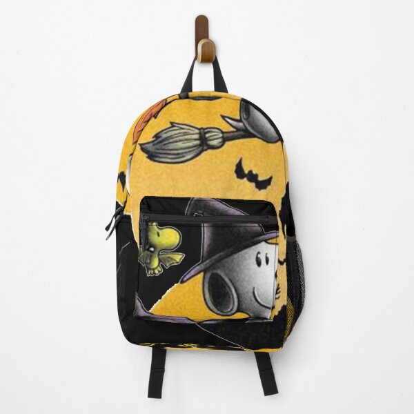 Item preview, Snoopy Witch Flying Broomstick Woodstock Bat Full Moon Halloween designed and sold by Dravienart.