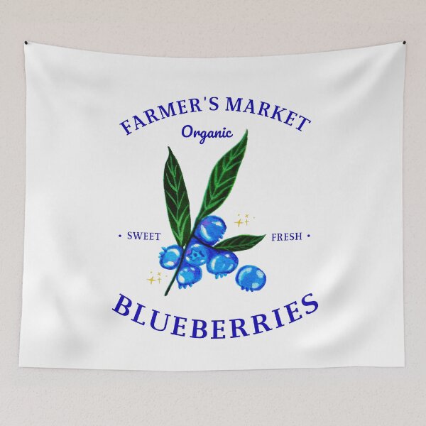 Item preview, Hand Painting Gouche Blueberries designed and sold by Lee Yeng.