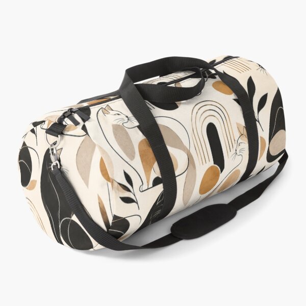 Item preview, Abstract Scandinavian Cat Silhouettes Floral Cat Design designed and sold by Aramdesing.