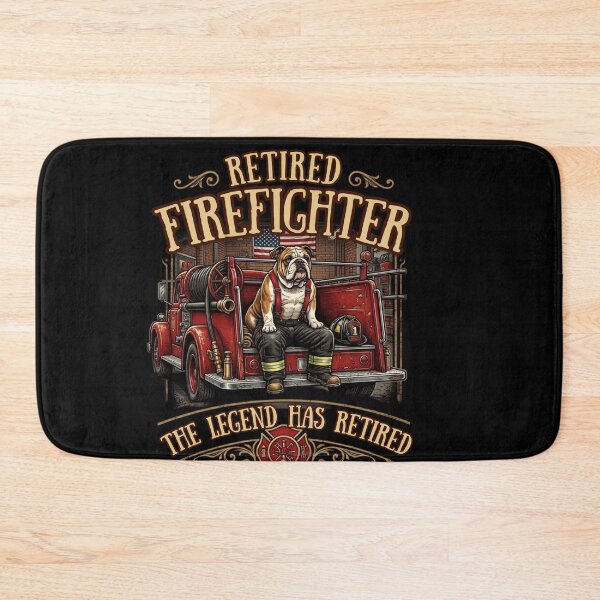 Item preview, Retired Firefighter The Legend Has Retired Bulldog Fire Rescue Retirement Gift  designed and sold by w66aboo.