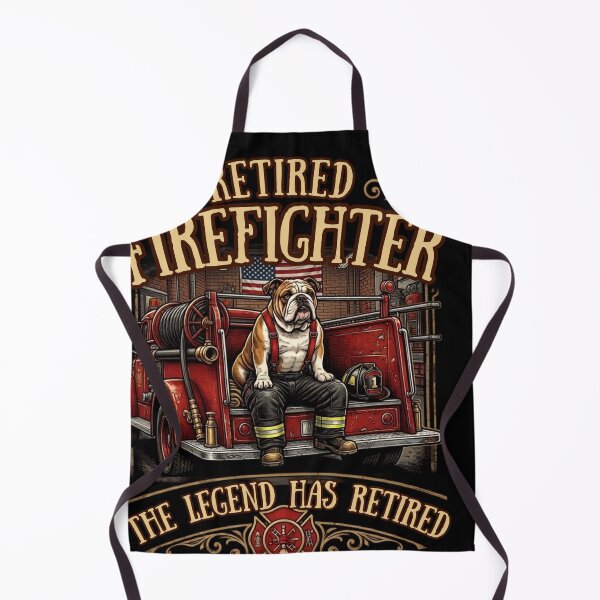 Item preview, Retired Firefighter The Legend Has Retired Bulldog Fire Rescue Retirement Gift  designed and sold by w66aboo.