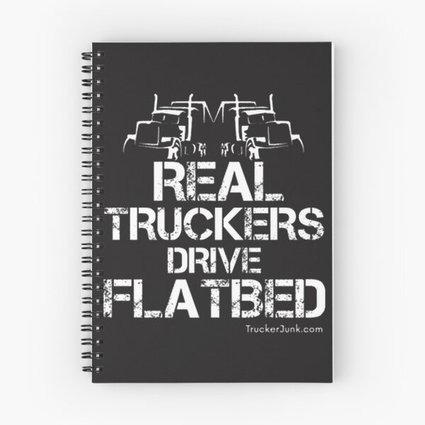 Item preview, Real Truckers Drive Flatbed Design for Trucking Enthusiasts and Flatbed Drivers designed and sold by Dark  Horse.