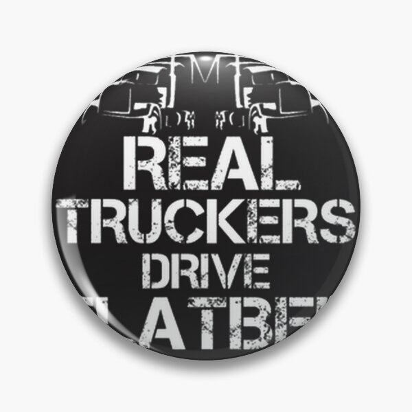 Item preview, Real Truckers Drive Flatbed Design for Trucking Enthusiasts and Flatbed Drivers designed and sold by Dark  Horse.