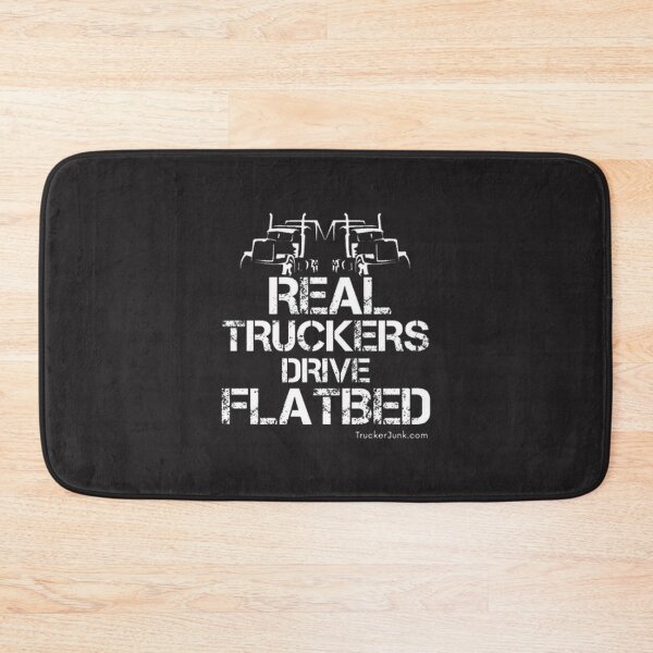 Item preview, Real Truckers Drive Flatbed Design for Trucking Enthusiasts and Flatbed Drivers designed and sold by Dark  Horse.