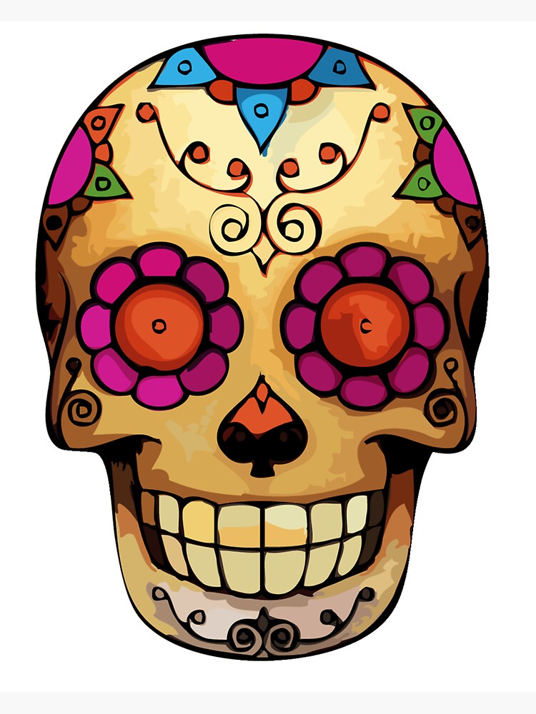 day-of-the-dead-poster-by-teeart-redbubble