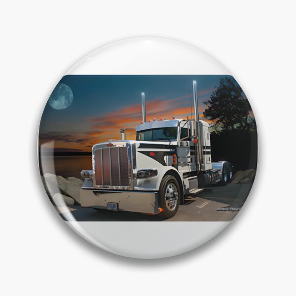 Item preview, Classic Peterbilt Truck Illustration for Trucking Enthusiasts and Drivers designed and sold by Dark  Horse.
