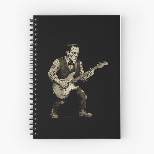 Item preview, Frankenstein-Playing-Guitar designed and sold by w66aboo.