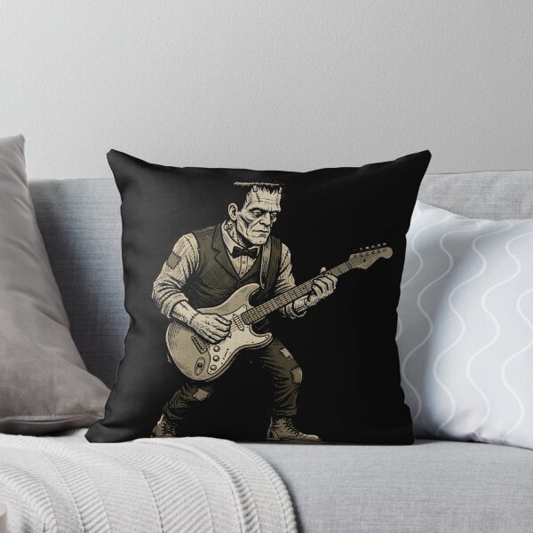Item preview, Frankenstein-Playing-Guitar designed and sold by w66aboo.