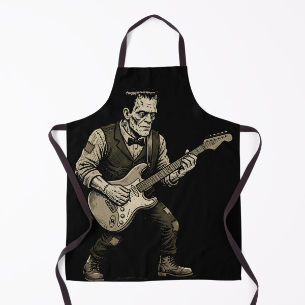 Aperçu de l'œuvre Frankenstein jouant de la guitare créée et vendue par w66aboo.