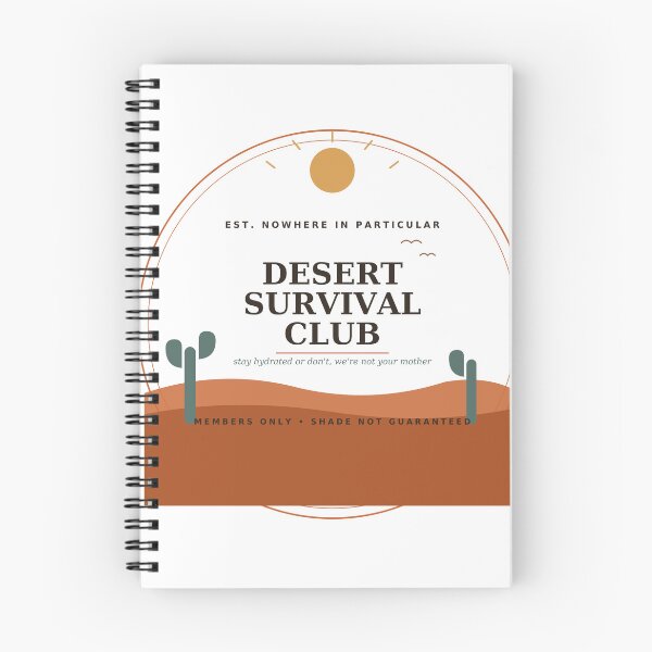 Item preview, Desert Survival Club Retro Badge designed and sold by MEHDI-NAJIB.