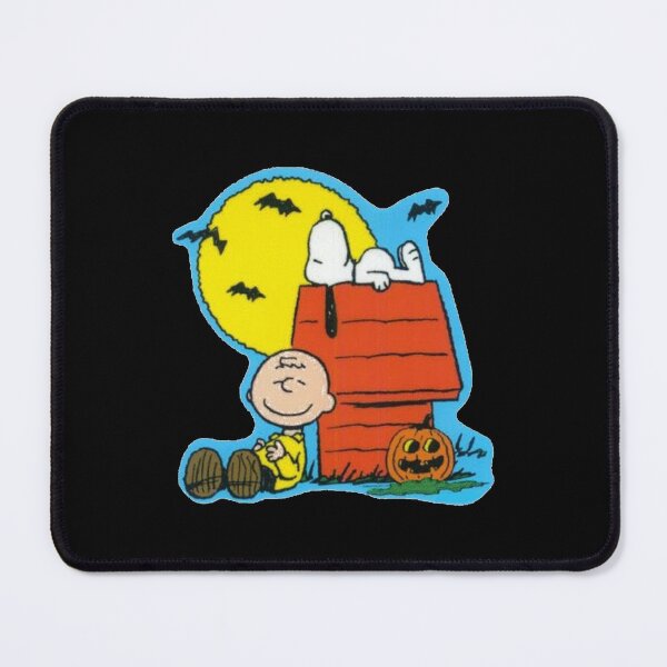 Item preview, Snoopy Doghouse Charlie Brown Halloween Full Moon Pumpkin  designed and sold by Dravienart.