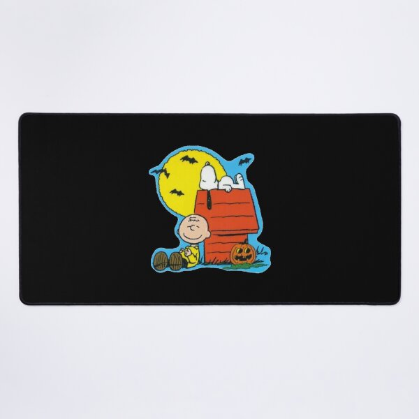 Item preview, Snoopy Doghouse Charlie Brown Halloween Full Moon Pumpkin designed and sold by Dravienart.