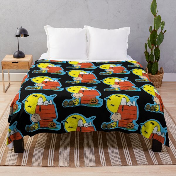 Item preview, Snoopy Doghouse Charlie Brown Halloween Full Moon Pumpkin  designed and sold by Dravienart.