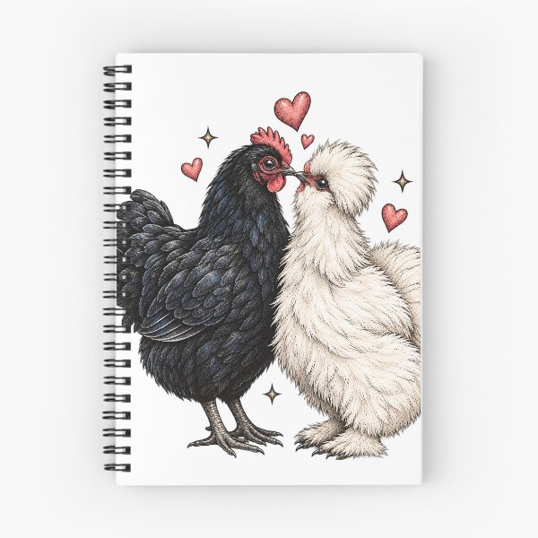 Item preview, Chickens Nuzzling In Love Cottagecore Farm Graphic designed and sold by VGAfanatic.