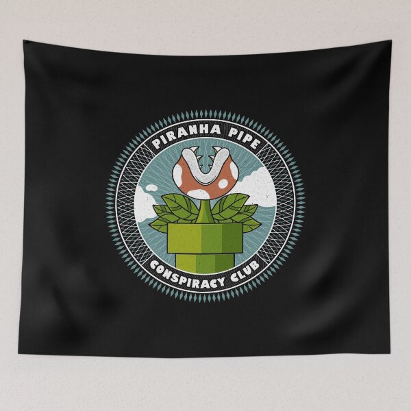 Item preview, Piranha Pipe Conspiracy Club designed and sold by GODZILLARGE.