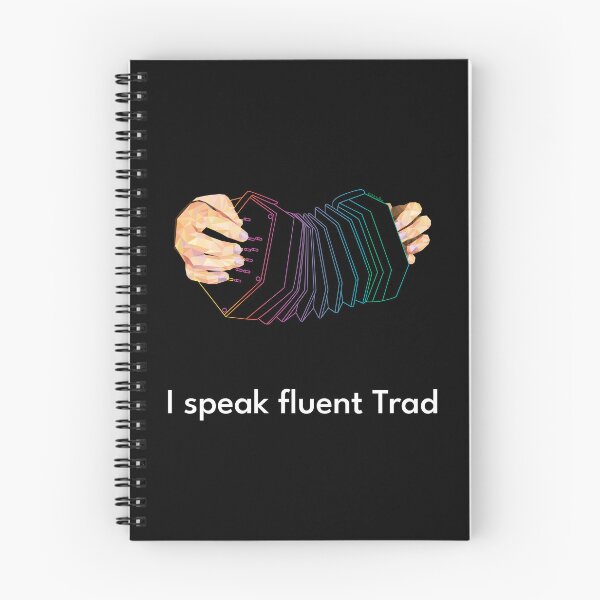 Item preview, I speak fluent Trad Concertina Colors designed and sold by TraDArt.