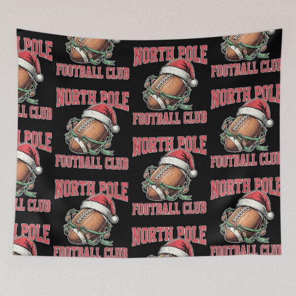 Item preview, Christmas Football Santa Hat Funny Holiday Sports Design Football Lover Fan Gift designed and sold by 519xdesign.