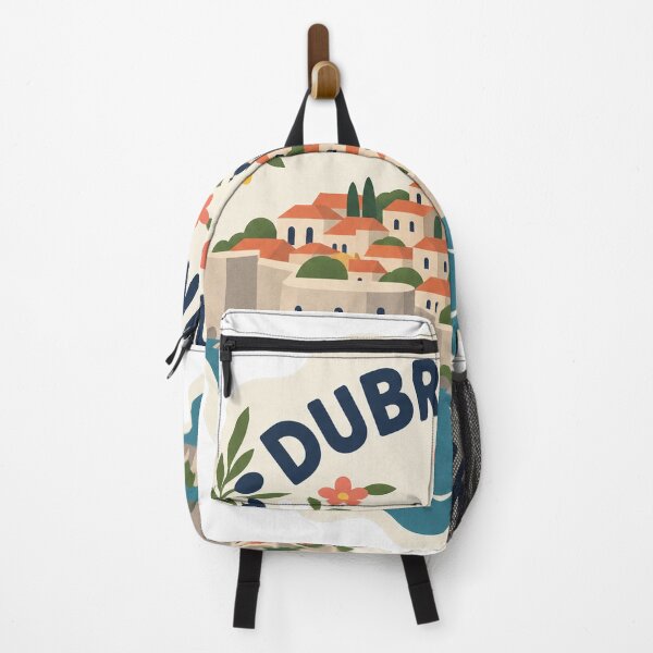 Item preview, Dubrovnik Croatia Travel Souvenir Modern Folk Art designed and sold by VisualArtsOasis.