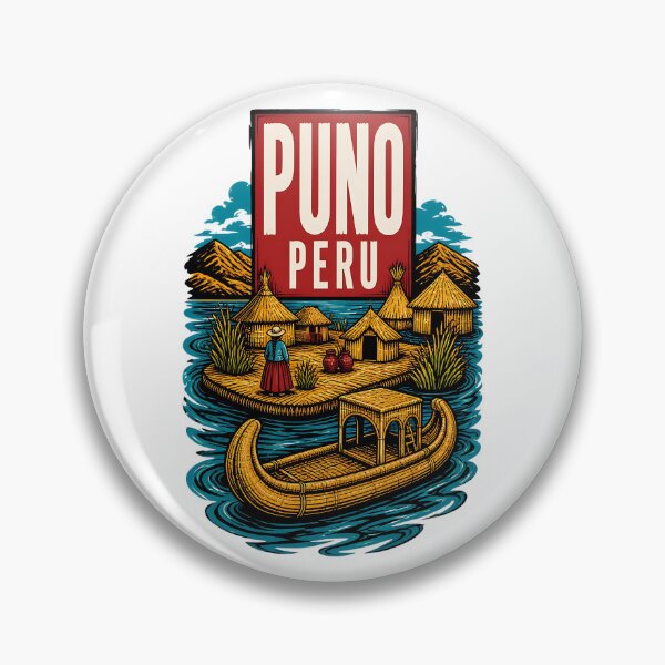 Item preview, Puno Peru Vintage Travel Tourism designed and sold by TravelersGems.