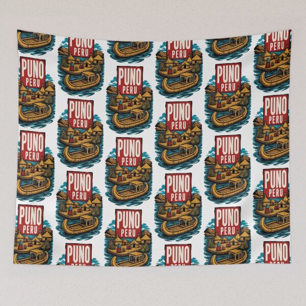 Item preview, Puno Peru Vintage Travel Tourism designed and sold by TravelersGems.