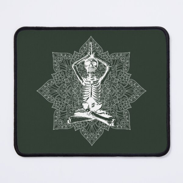 Item preview, Mandala Skeleton Art | Inner Peace | Skeleton Meditation designed and sold by Half Mess.