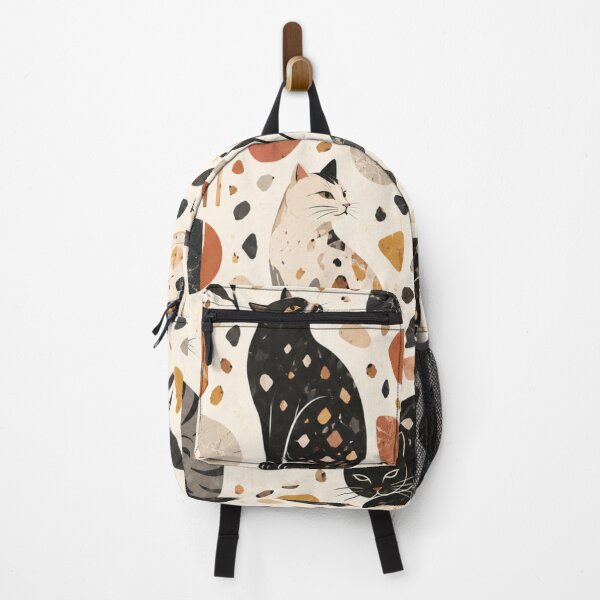 Item preview, Abstract Scandinavian Cat Silhouettes Floral Cat Design designed and sold by Aramdesing.