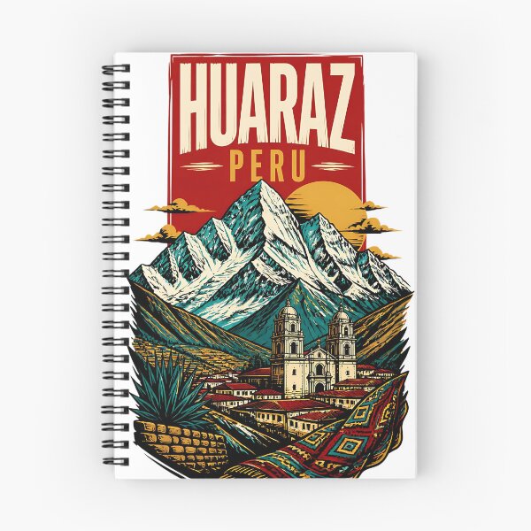 Item preview, Huaraz Peru Vintage Travel Tourism designed and sold by TravelersGems.