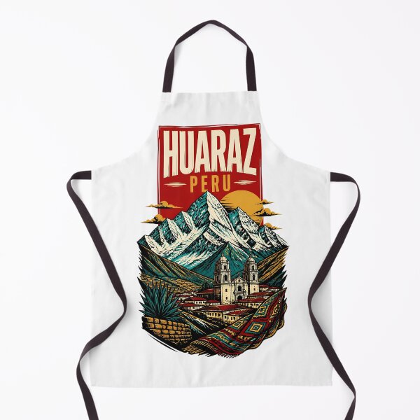 Item preview, Huaraz Peru Vintage Travel Tourism designed and sold by TravelersGems.