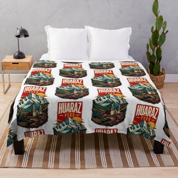 Item preview, Huaraz Peru Vintage Travel Tourism designed and sold by TravelersGems.