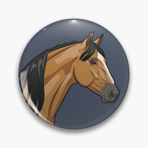 Item preview, The head of an Abstang horse with black mane designed and sold by Cheval-de-coeur.