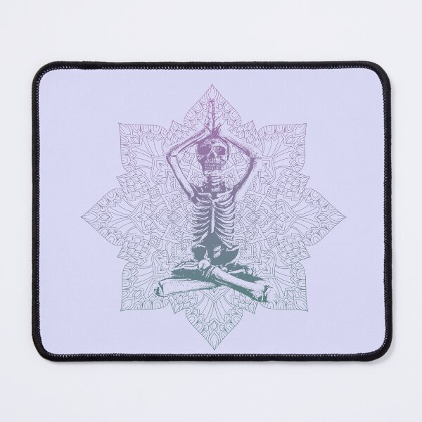 Item preview, Mandala Skeleton Art | Inner Peace | Skeleton Meditation designed and sold by Half Mess.