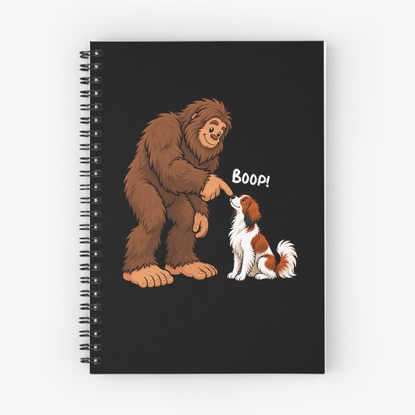 Item preview, Bigfoot and Nederlandse Kooikerhondje Boop Fun Design Sasquatch designed and sold by rafaeltto.
