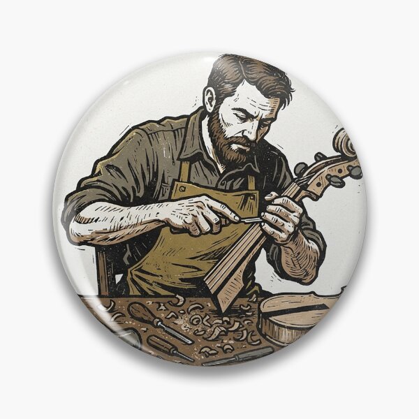 Item preview, Luthier Carving Violin Scroll designed and sold by eduardoroa22.