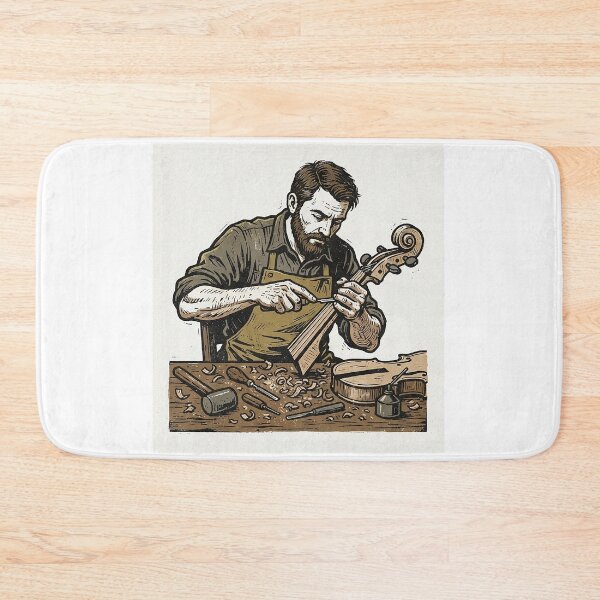 Item preview, Luthier Carving Violin Scroll designed and sold by eduardoroa22.