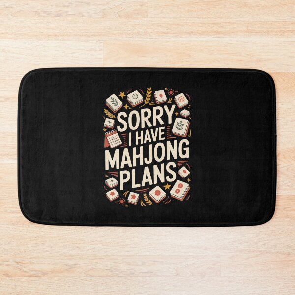 Item preview, Sorry I Have Mahjong Plans   designed and sold by jkrphoto.