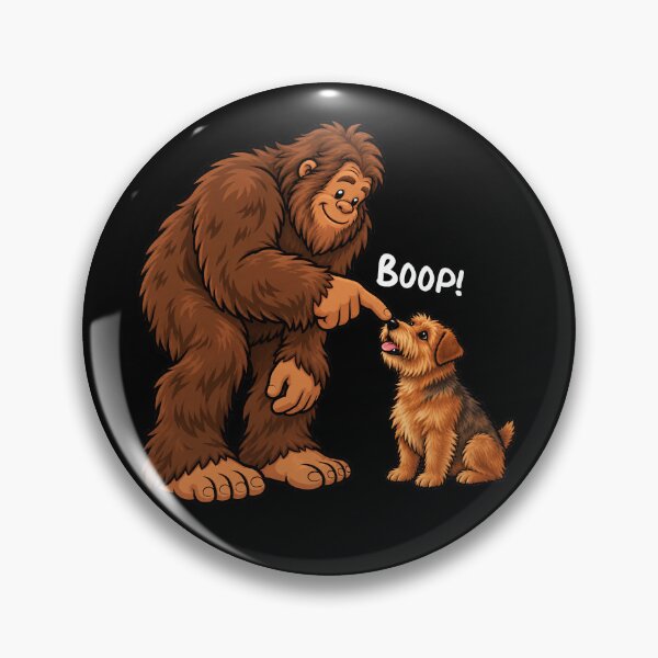 Item preview, Bigfoot and Norfolk Terrier Boop Fun Design Sasquatch designed and sold by rafaeltto.
