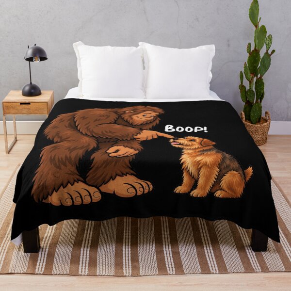 Item preview, Bigfoot and Norfolk Terrier Boop Fun Design Sasquatch designed and sold by rafaeltto.