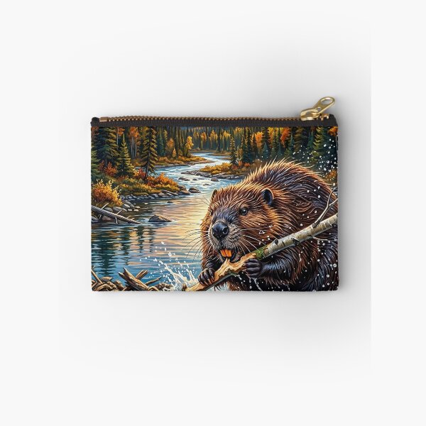 Item preview, Beaver Close-Up - Cinematic Wildlife Art designed and sold by Lucid Dream Pixel.