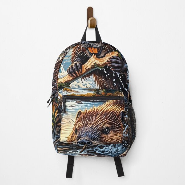 Item preview, Beaver Close-Up - Cinematic Wildlife Art designed and sold by Lucid Dream Pixel.