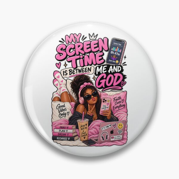 Item preview, My Screen Time Is Between Me and God – Funny Gen Z Design designed and sold by BilcoStillbaze.