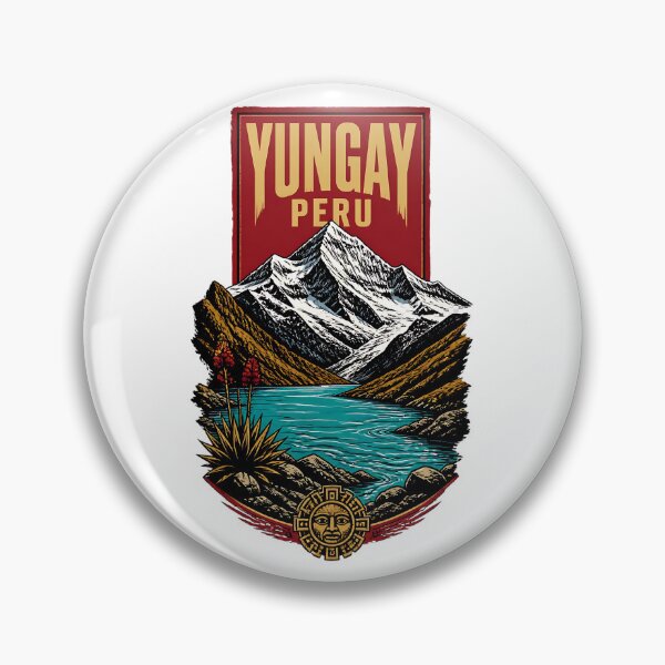 Item preview, Yungay Peru Vintage Travel Tourism designed and sold by TravelersGems.